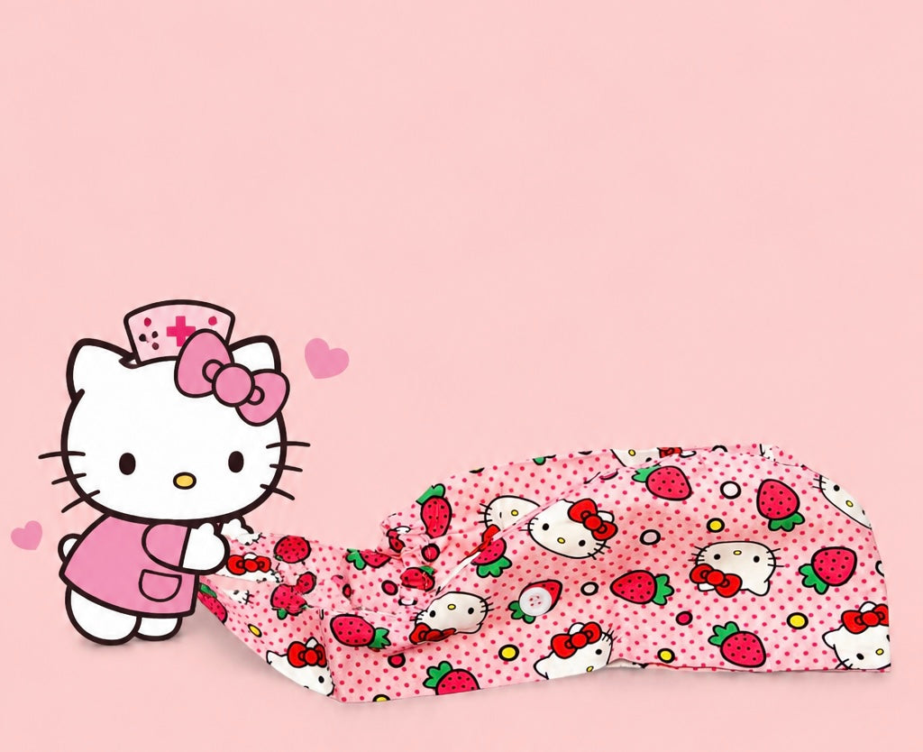 HELLO KITTY STRAWBERRY | SATIN-LINED
